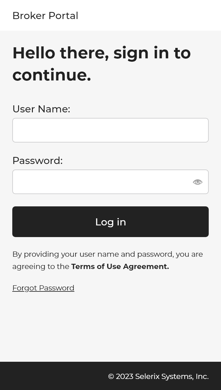 Mobile Login